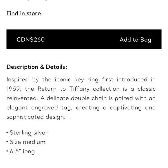 *SOLD* Tiffany & Co Double Chain Heart Bracelet - Picture 3 of 5